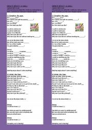 English Worksheet: Song