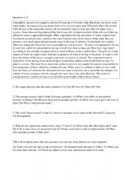 English Worksheet: READINGS