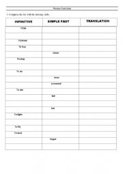 English Worksheet: Review Exercises