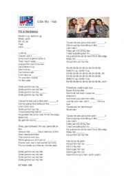 English Worksheet: Little Mix - Hair