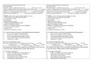 English Worksheet: hobby