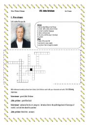 English Worksheet: jhon grisham nd part