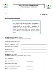 worksheet