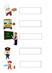 English Worksheet: Jobs
