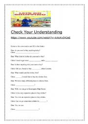 English Worksheet: lets go shopping 