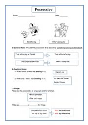 Possessive s form