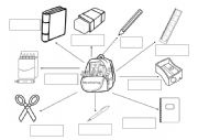 English Worksheet: things in classroom