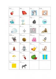 Phonics letters and words