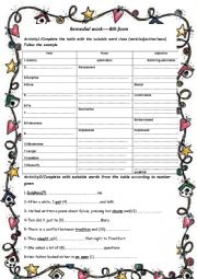 English Worksheet: remedial work 8th form (TUNISIAN PROGRAM)