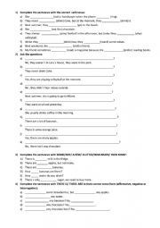 English Worksheet: Mixed Tenses Test
