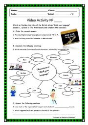 Mind your language (sitcom) Video Activity