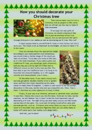 English Worksheet: Christmas