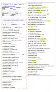 English Worksheet: Adele