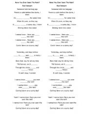 English Worksheet: have you 