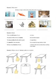 English Worksheet: House and the city