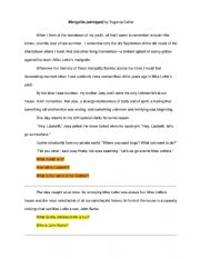 English Worksheet: Marigolds by Eugenia Collier (Story Comprehension and Theme)