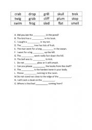 English Worksheet: CCVC WORDSEARCH