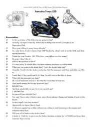 English Worksheet: Intermediate - Conversation about my new motorbike