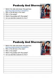 Peabody and Sherman Listening Activity