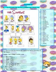 English Worksheet: Family tree