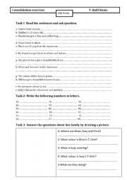 English Worksheet: Review