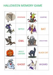 HALLOWEEN MEMORY GAME