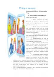English Worksheet: writing as a process