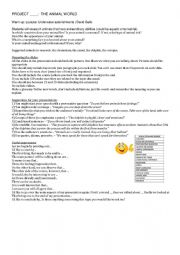 English Worksheet: Public Speaking Presentations