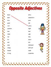 OPPOSITE ADJECTIVES