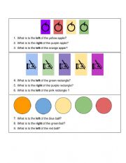 English Worksheet: Directionality