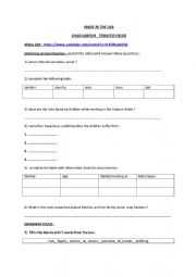 English Worksheet: child labour: usa tobacco firlds 