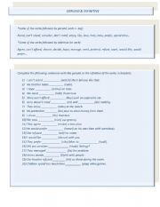 English Worksheet: Gerund & Infinitive