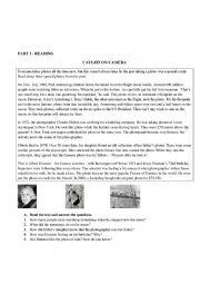 English Worksheet: PHOTOGRAPHERS