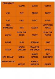 English Worksheet: Adverbs - Taboo Game