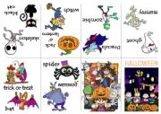 English Worksheet: Halloween vocabulary book