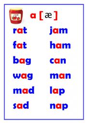 English Worksheet: Phonics a ar