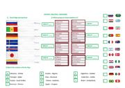 English Worksheet: FLAGS - FIXTURE WORLD CUP 2018 - COUNTRIES