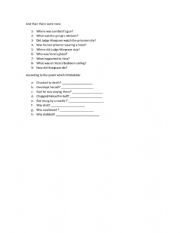 English Worksheet: And then there were none 4