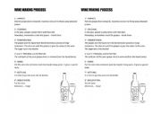English Worksheet: Wine making process
