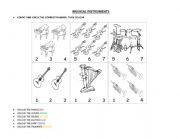 English Worksheet: Musical Instruments