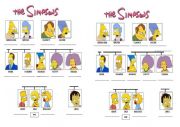 English Worksheet: simpson family tree