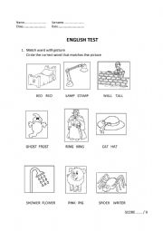 English Worksheet: Vocabulary