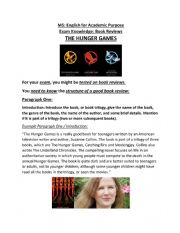 Hunger Games Example Book Or Movie Review