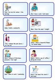 IRREGULAR VERBS SPEAKING CARDS 2/5