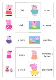 English Worksheet: family members (Black Jack)