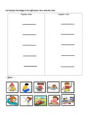 English Worksheet: simple past