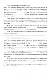 English Worksheet: READING