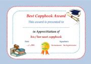 certificate of appreciation