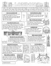 English Worksheet: LONDON