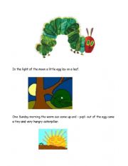 The very hungry caterpillar story